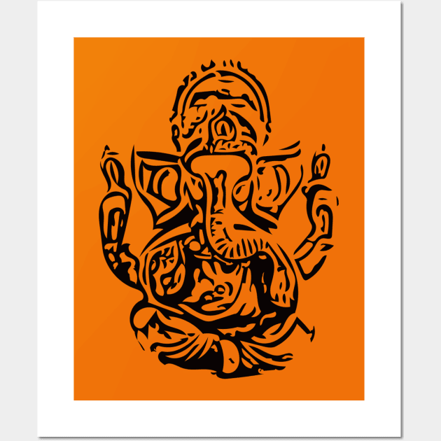 Lord Ganesha Wall Art by Cre8tiveSpirit